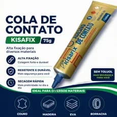 Cola Forte Universal Para Sapatos De 1 Unidade Adesivo À Prova D'água Reparos Rápidos KISAFIX 75G