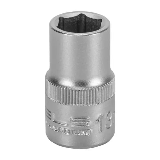 Soquete Sextavado STELS Cromo Vanádio 1/2 Pol 13 mm 1 Peça