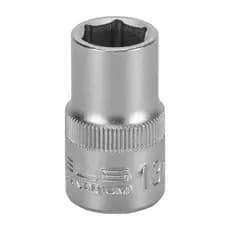 Soquete Sextavado STELS Cromo Vanádio 1/2 Pol 13 mm 1 Peça