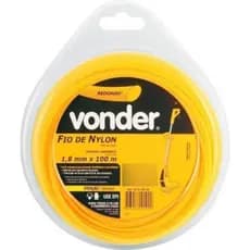Fio Nylon Redondo 1,8mm X 100M Vonder