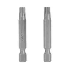 Bits Torx T30 MTX Cromo Vanádio 50mm 2 Peças