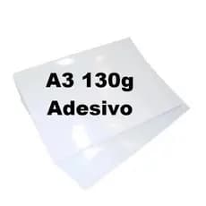 Papel Fotográfico Adesivo Brilhante A3 130g - 80 e 200 Folhas - Linha Neutra MasterPrint