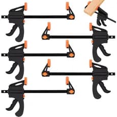 1/2/3/4 Grampo Sargento Aperto Rapido Universal Tipo F Marceneiro 19,5cm
