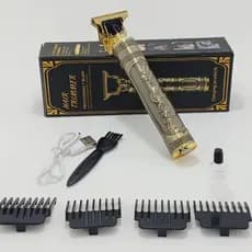 Maquina Para Barbearia Acabamento de Corte Pezinho e Barba Profissional Recarregável Dragão
