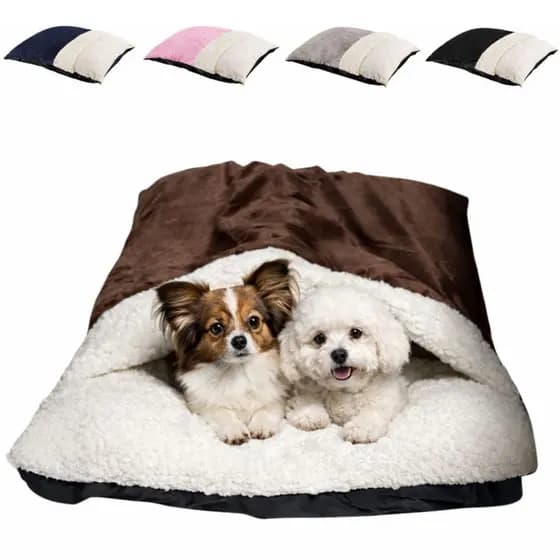 Cama Para Cachorro Caminha Pet Saquinho Canguru Gato Colchonete Sherpa Pele de Carneiro