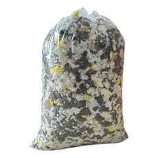Flocos Espuma Para Almofada Travesseiro Puffs 200litros