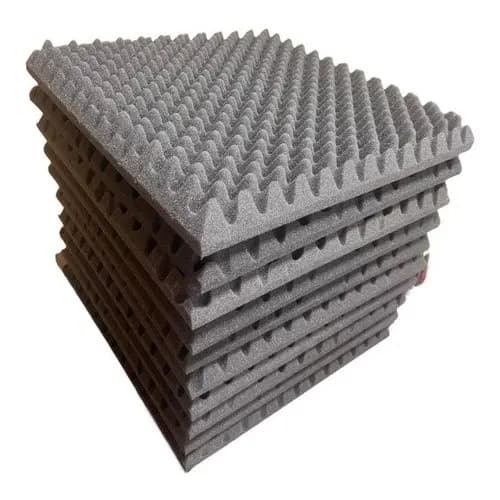 Espuma Acústica 50 X 47 X 2,5 cm perfilado caixa de ovo - 4 Placas