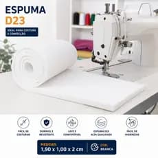 Espumas Em Metro D23 1.90m X 1.00m X 2 Cm