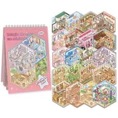 Adesivo Cenário Criar Cenas 3D para Scrapbooking e Decoração DIY