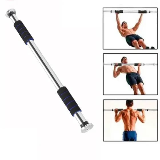 Barra Fixa Flexão Porta Apoio Regulável 60 a 100 Cm