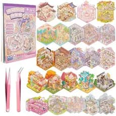 Adesivos 3d Miniatura Cenário De Paisagismo Kawaii Fofo DIY Scrapbooking