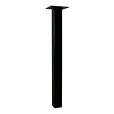 Pé Para Mesa Aparador Modelo Cannes Quadrado 80cm Reforçado Preto 1un