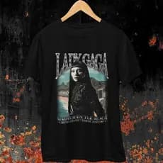 Camiseta Premium em Algodão PuroSISI Lady Gaga MAYHEM ON THE BEACH Copacabana exclusiva tamanho tradicional oversized