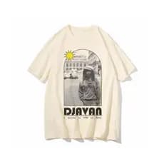 Camiseta Premium em Algodão PuroSISI Djavan in Paris cantor MPB blusa feminina masculina unissex musica estampas