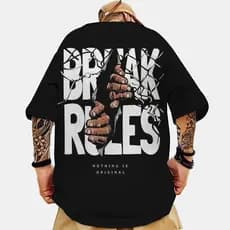 Camiseta Premium em Algodão Puro  Oversized Basica Masculina E Feminina(Unissex)100% Algodão Folgada Plus Size#837