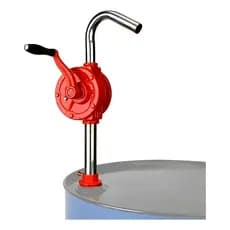 Bomba Manual Rotativa Para Transferência De Óleo Tambor 200l Vermelho
