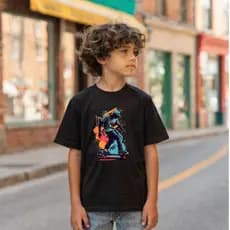 Camiseta Skateboard Estampa Skatista Camisa Infantil Estilo Street Radical