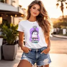 Camiseta Engraçada Para Mãe Frase Viral Chinelo Poderoso Presente Diferente