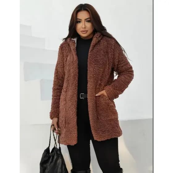 Blazer Jaqueta Teddy Feminino Casaco