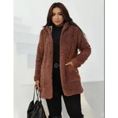 Blazer Jaqueta Teddy Feminino Casaco