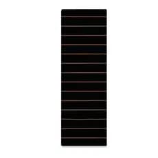 Placa MDF Canaletado Preto60x180 Durabilidade e Design Prático Exiba Produtos em Lojas