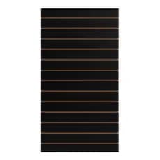 Placa MDF Canaletado Preto 90x180 Solução Versátil e Organizada para Lojas