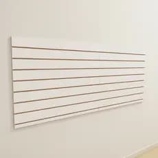 Painel Canaletado Branco MDF 180x90 - Exiba Produtos com Eficiência