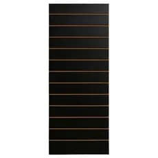 Placa Canaletado MDF 30x180 Preto Resistência e Praticidade Organizador em Lojas
