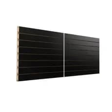 Painel MDF Canaletado Preto 180x90 Organização para Lojas e Expositores