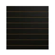 Painel MDF Preto Canaletado Quadrado 60x60 Ideal para Organização de Produtos