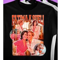 Camiseta Camisa Tapas e beijos Fátima e Sueli Série Unissex e Algodão