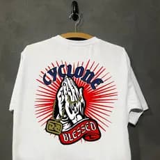 Camiseta Cyclone Blessed Oversized Algodão