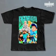 Camiseta Meme cursos acadêmicos - Engenharia 100% Algodão