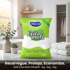 Evita Mofo Desumidificador Refil 1, 2 ou 3Kg | absorve umidade - anti mofo e odores