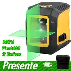 Nível A Laser 2 Linhas 20M Auto Nivelamento Portátil Profissional