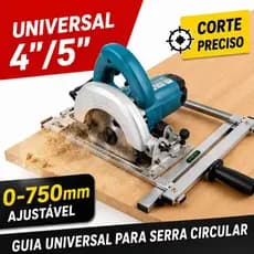 Guia Bancada Posicionador Multifuncional de Corte para Serra Circular Tupia Tico Tico Trilho de Guia