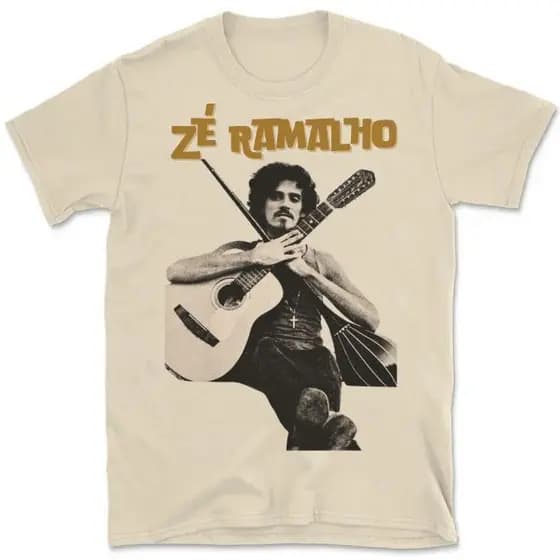 Camiseta Vintage Unissex Zé Ramalho B211 100% algodão