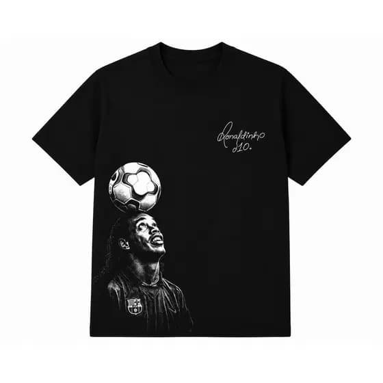 Camiseta camisa Ronaldinho copa 2026 unissex 100% algodão