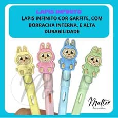 Lápis Infinito Labubu: Magia e Fofura em Cada Traço ✨