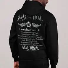 Moletom Série Sobrenatural Blusa De Frio Casaco Supernatural Algodão Premium