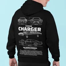 Blusa de Frio Dodge Charger Toretto  Moletom Velozes e Furiosos Casaco Algodão