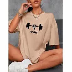 Camsieta T-Shirt Feminina Algodão Fitness Treino Academia