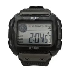 (226) Relógio digital original à prova d'agua esportivo  masculino presente alarme/cronômetro DHP