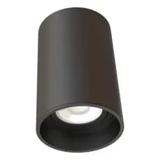 Luminária Spot Led Sobrepor Lustre Plafon Moderno Quadrado Moon Tube Par20 Soquete E27 Preto LED Teto Interno