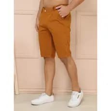 Bermuda Sarja Colorida Jeans Premium Masculino liso