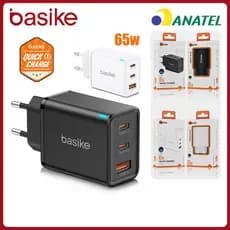 Basike Carregador Carregamento Turbo 65W/20W Fonte carga rápida Torre Carregar Celular Portátil，CAR049