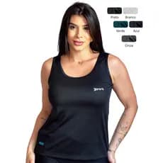 Camiseta Regata Tradicional Feminina Difora – Tecido Leve para Academia e Lazer