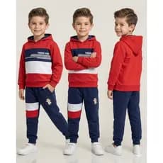 Conjunto Infantil Lançamento Menino Moletinho Inverno Blusa e Calça do 2 ao 14 anos Agasalho