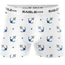 Kit 7 Cuecas Boxer Infantil Microfibra Estampado 1 a 8 anos