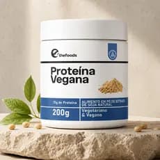 Suplemento Vegano de Soja Sem Sabor 200g Sem Glúten Sem Conservantes Fonte de Proteína Receitas Fit